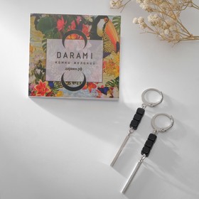 

Серьги "Гематит" трио, кубики, цвет чёрный в серебре, 5,5см