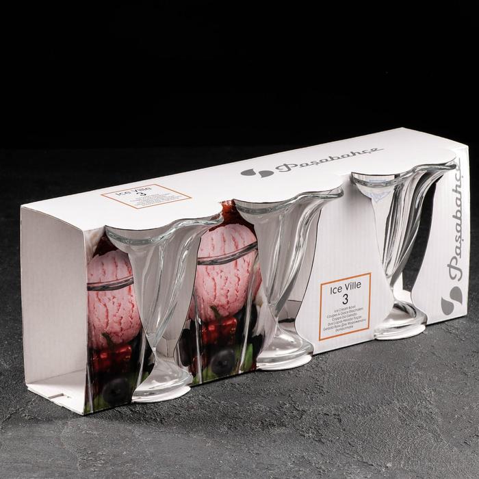 Набор креманок 250 мл "Айсвил", 11,6 см, 3 шт