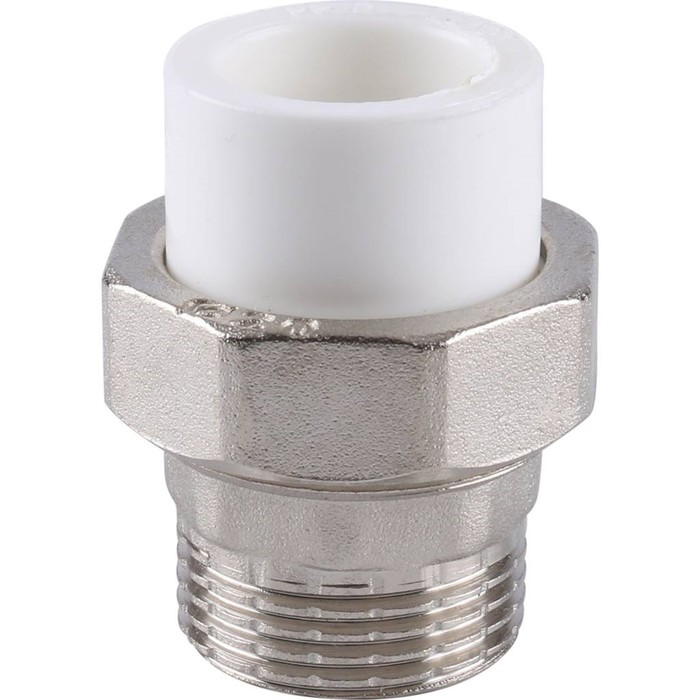 

Муфта разъемная Kalde, полипропиленовая, d=20 мм x 1/2", наружная резьба