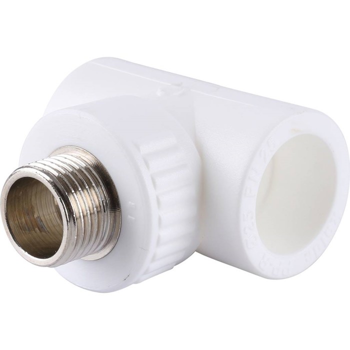 Купить Тройник Kalde, полипропиленовый, d=25 мм x 1/2\", наружная резьба ...