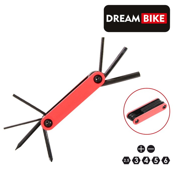Мультиключ Dream Bike, для велосипеда цена и фото