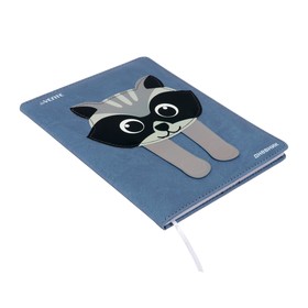 

Дневник универсальный для 1-11 класса Raccoon, твёрдая обложка, искусственная кожа, ляссе, 80 г/м2