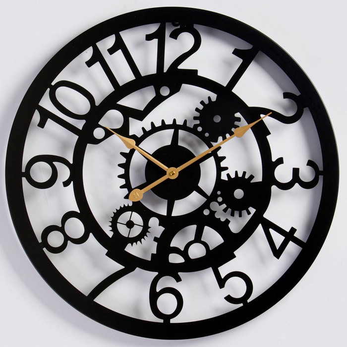 Часы настенные, серия: Лофт, Дайс, плавный ход, d-60 см часы настенные серия лофт плавный ход d 60 см