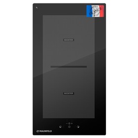 

Варочная поверхность MAUNFELD MVI31.FL2-BK, индукционная, 2 конфорки, чёрная