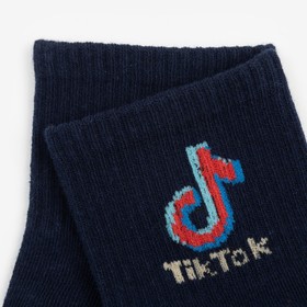 

Носки детские TikTok, цвет тёмно-синий, размер 24 (12-14 лет)