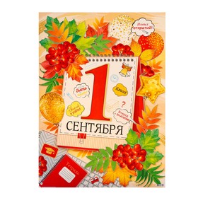 

Плакат "1 Сентября" рябина, 50х69,7см