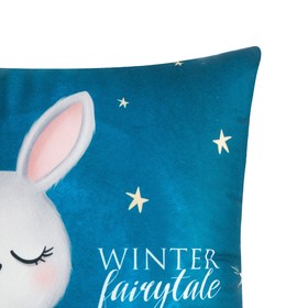 

Подушка новогодняя Этель «Winter fairy», 40*40 см, 100% п/э, велюр