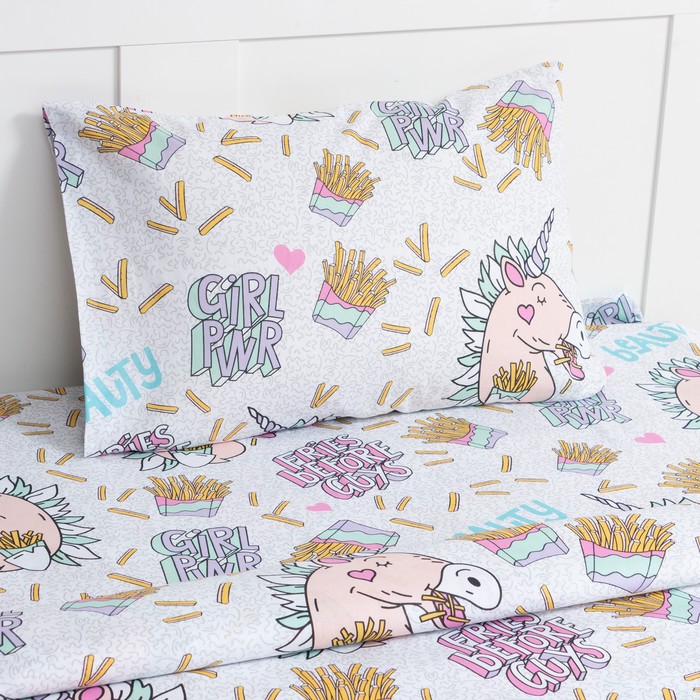 

Постельное бельё Этель 1,5 сп "Just fun", 143х215 см, 150х214 см, 50х70 см -1 шт, 100% хлопок, бязь