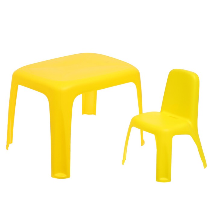 Комплект детской мебели, цвет жёлтый комплект детской мебели бело оранжевый