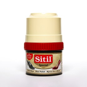 Крем-блеск для обуви Sitil, бесцветный 60 мл Ош