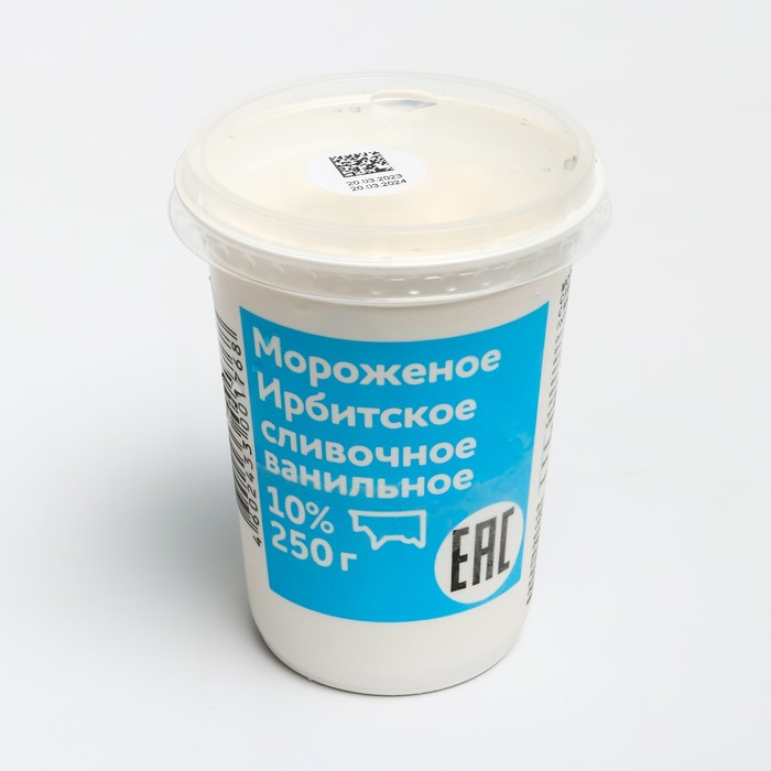 

Мороженое сливочное 10 % 250 г Ирбитское