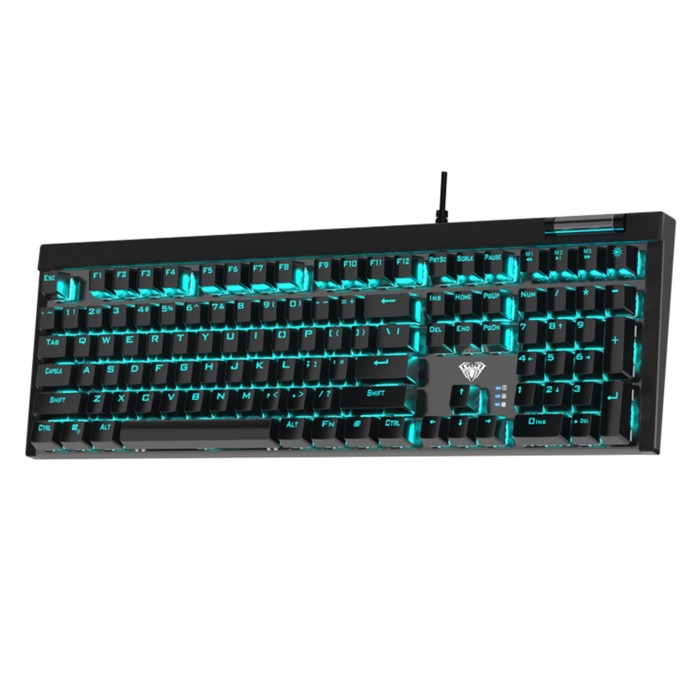 Клавиатура AULA F3030, игровая, проводная, механическая, 108 клавиш, USB, подсветка, черная   908531