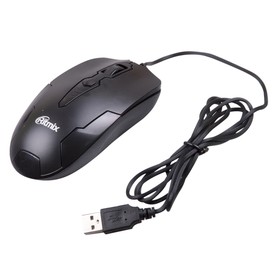 

Мышь RITMIX ROM-210 Black, проводная, оптическая, 800 dpi, USB, чёрная
