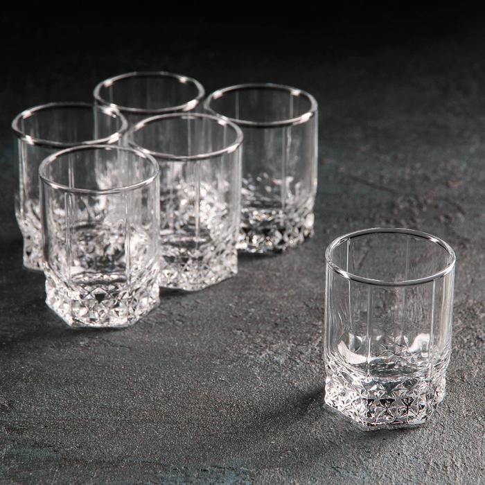 Набор стеклянных стопок для ликера Valse, 60 мл, 6 шт набор стеклянных стопок для водки tango 65 мл 6 шт