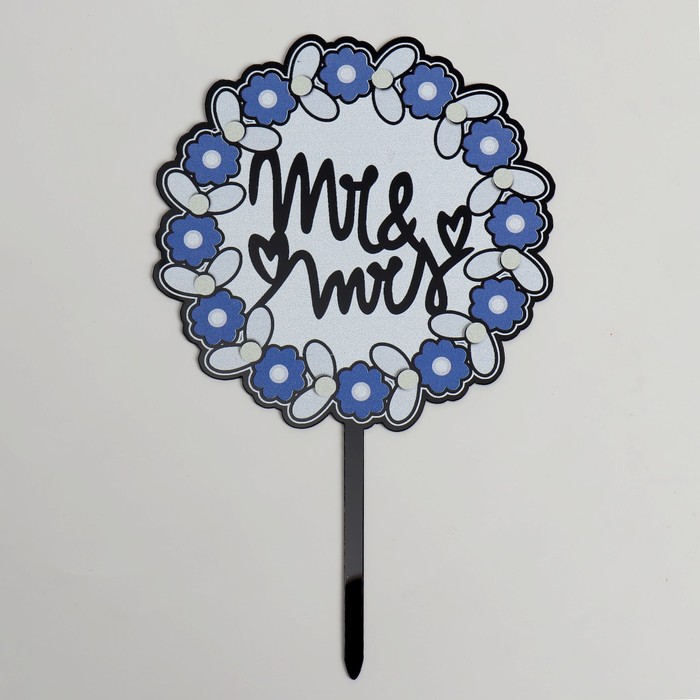 Топпер «Мистер и миссис» товары для праздника merimeri гирлянда из воздушных шаров мистер и миссис