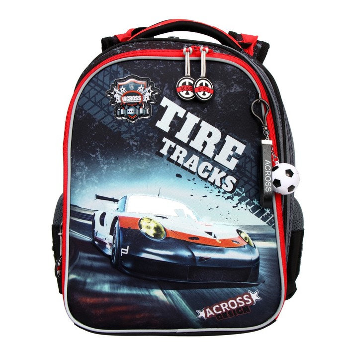 

Рюкзак каркасный 36 х 29 х 17 см, Across 192, наполнение: мешок, синий/красный ACR22-192-3