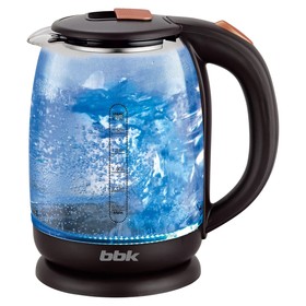 

Чайник электрический BBK EK1727G, стекло, 1.7 л, 2200 Вт, коричневый
