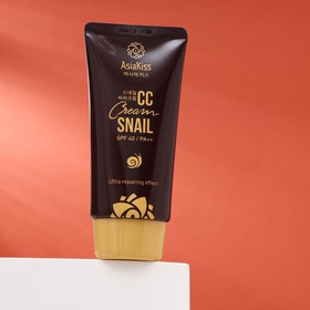 

Крем СС, AsiaKiss, с экстрактом муцина улитки, 60 мл