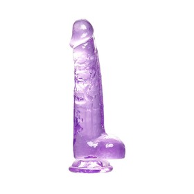 Фаллоимитатор реалистичный, TPE, 21 см, цвет фиолетовый