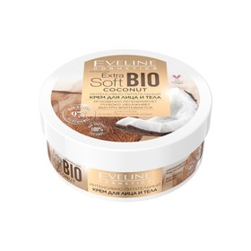 

Крем для лица и тела Eveline Extra Soft bio, Интенсивно питательный, 200 мл