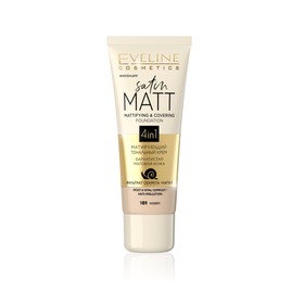 

Тональный крем Eveline Satin Matt, матирующий, фильтрат секрета улитки тон 101 ivory, 30 мл