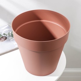 

Кашпо для цветов со вставкой Tarragon, 7 л, d=25 см, h=23 см, цвет терракотовый