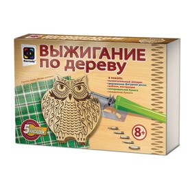 

Набор для выжигания по дереву «Деревянная фигура. Сова»