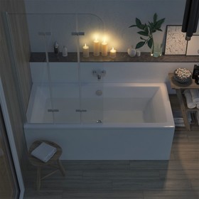 

Ванна акриловая BERGES 50030, 170 х 80 см, с каркасом, белый