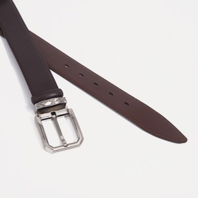 

Ремень мужской, ширина 3.5 см, винт, пряжка металл, цвет коричневый