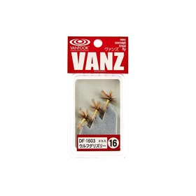 

Набор мушек VANFOOK Dry Fly 1603 wolf, цвет grizzly, 03025