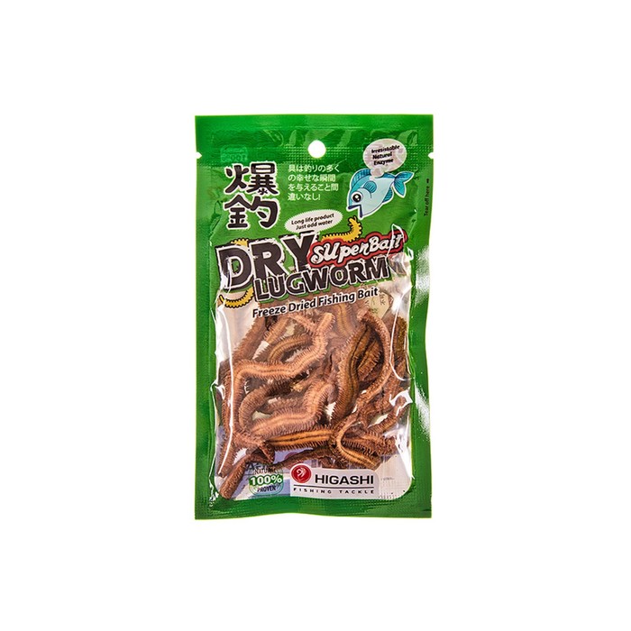 

Наживка HIGASHI Dry Lugworm "SuperBait", 5-9 шт., набор, 05052_3995
