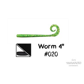 

Приманка GARY YAMAMOTO Worm, 101 мм, 10 шт., набор, 01856_1063