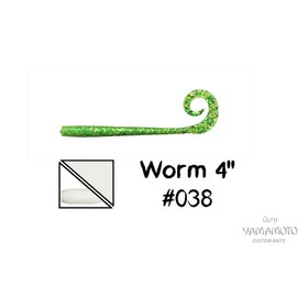 

Приманка GARY YAMAMOTO Worm, 101 мм, 10 шт., набор, 01856_1324