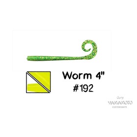 

Приманка GARY YAMAMOTO Worm, 101 мм, 10 шт., набор, 01856_2910