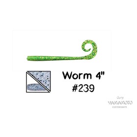 

Приманка GARY YAMAMOTO Worm, 101 мм, 10 шт., набор, 01856_3314