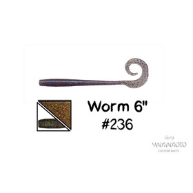 

Приманка GARY YAMAMOTO Worm, 152 мм, 10 шт., набор, 01855_3342