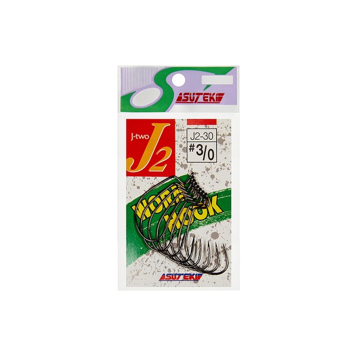 

Офсетный крючок YAMAI Worm Hook J-2, крючок № 1/0, 9 шт., набор, 02675