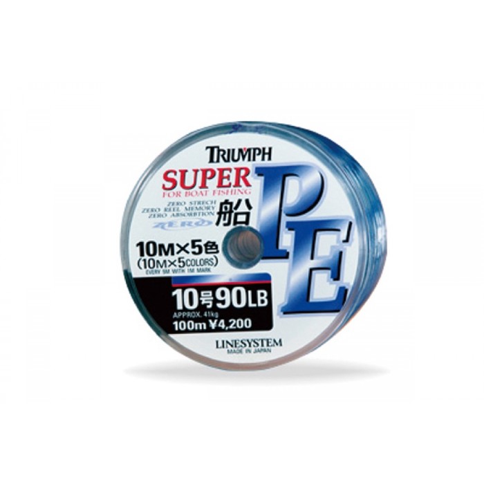 

Леска LINESYSTEM Triumph Fune PE 10, длина 100 м, 0.52 мм, 03627