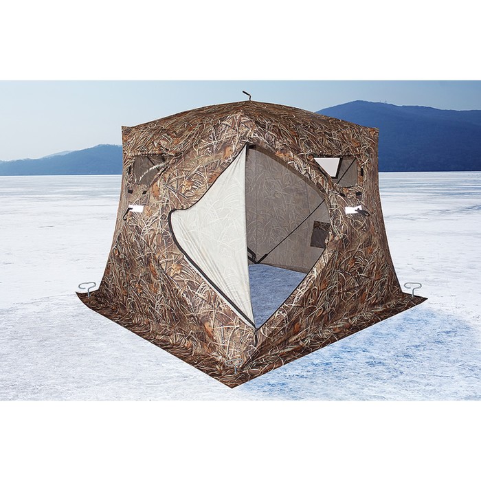 фото Палатка higashi camo pyramid, 4 человека, 03517