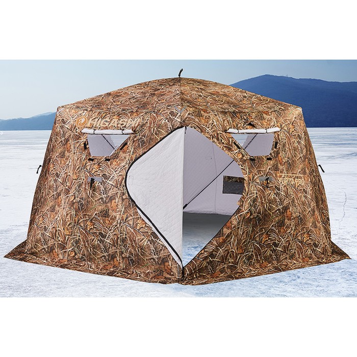 фото Палатка higashi camo yurta pro dc, 8 человек, 00323