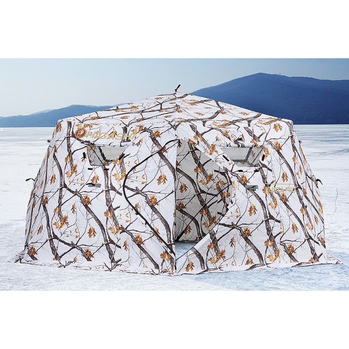 фото Палатка higashi winter camo yurta pro, 8 человек, 04150