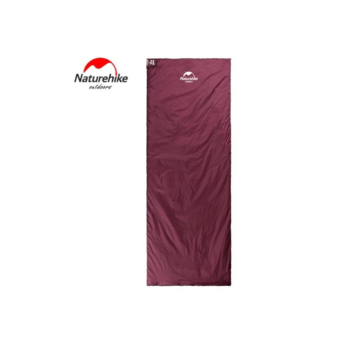 фото Спальный мешок naturehike mini ultralight sleeping bag, l, бордовый, +8, 00496