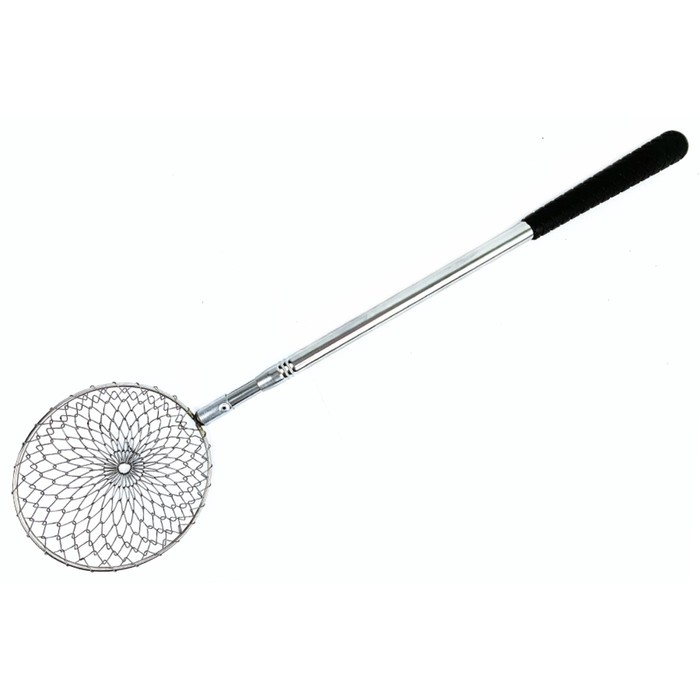 фото Черпак телескопический с сеточкой higashi ice telescopic scoop, 86 см, 14 см, 04856