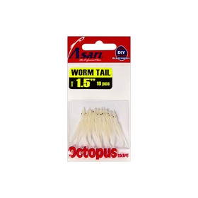 

Октопус ASARI Worm Tail, 1.5", люминесцентный, 10 шт., набор, 02132_1890