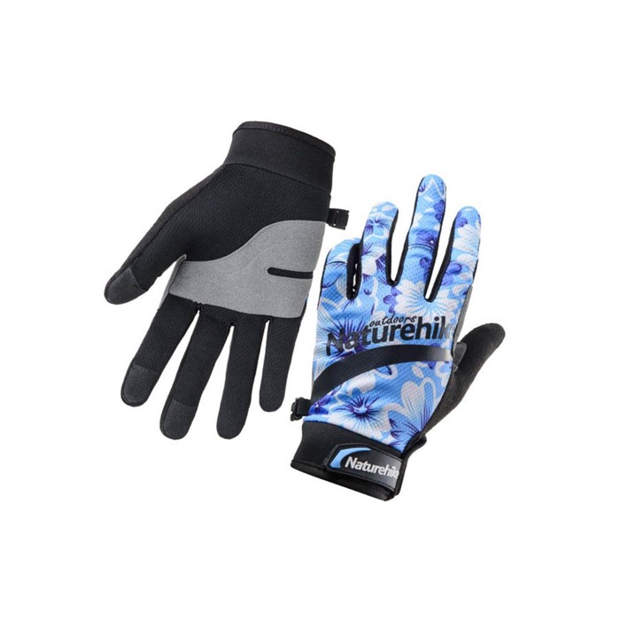 фото Перчатки naturehike outdoor thin gloves, s, синий, 02745_1104
