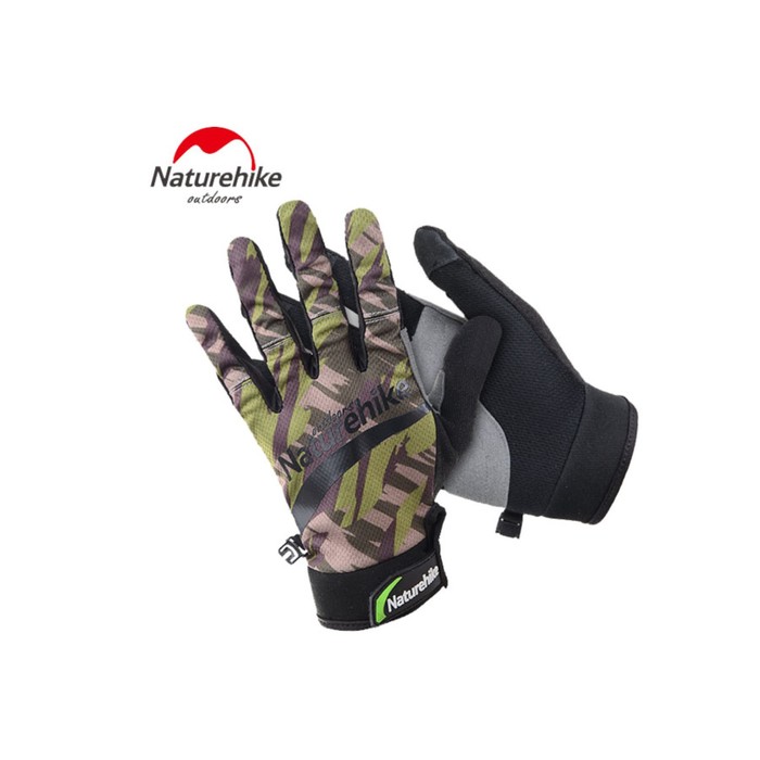 фото Перчатки naturehike outdoor thin gloves, xl, зеленый, 00424_908