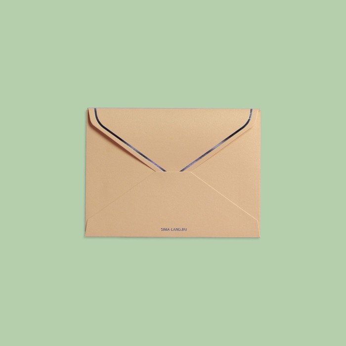 Подарочный конверт "Present for you", тиснение, дизайнерская бумага, 11,5 × 16 см