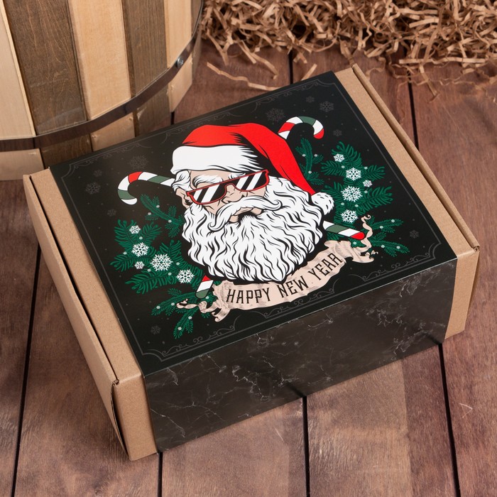 Набор подарочный Этель Bad Santa полотенце 50х90 см и аксс (8 предм)