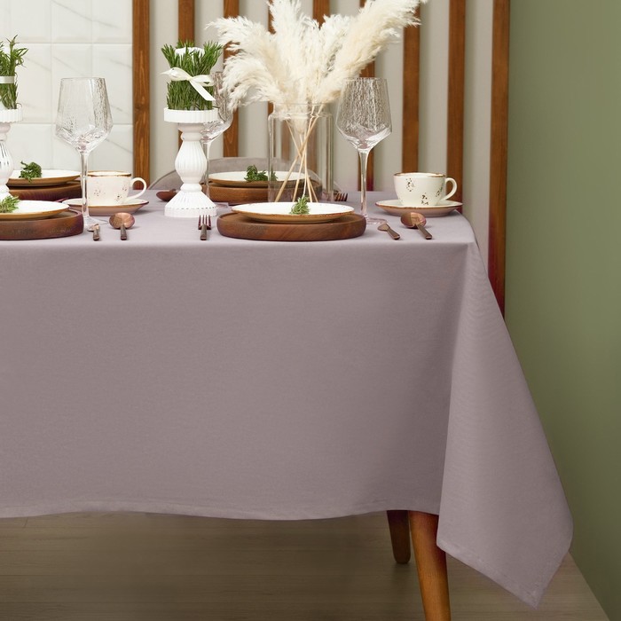 

Скатерть Этель Kitchen 150х220 см, цвет сиреневый, 100% хлопок, саржа 220 г/м2