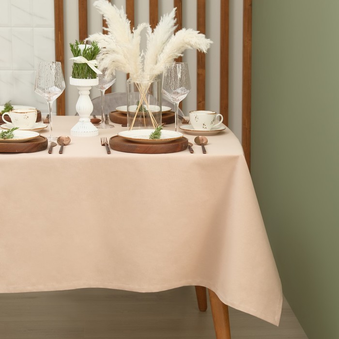 

Скатерть Этель Kitchen 150х220 см, цвет бежевый, 100% хл, саржа 220 г/м2